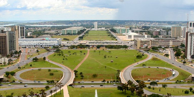 Vista panorámica de Eje Monumental en Brasilia. Brasil - Banco Interamericano de Desarrollo - BID