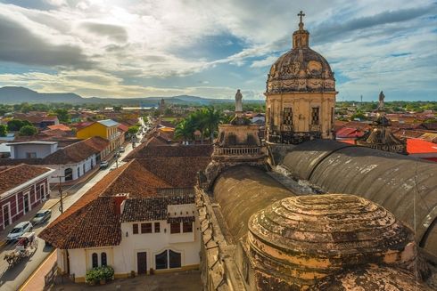 Vista panorámica de la ciudad colonial de granada. Nicaragua - Banco Interamericano de Desarrollo - BID 